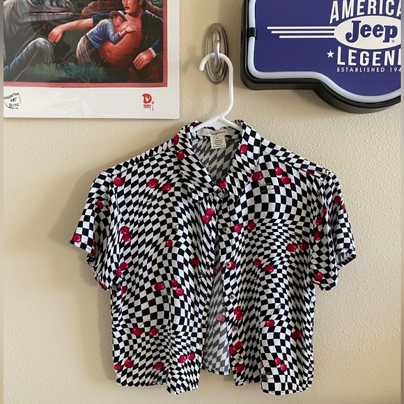 Checkered Button Up - Picture 3 of 4